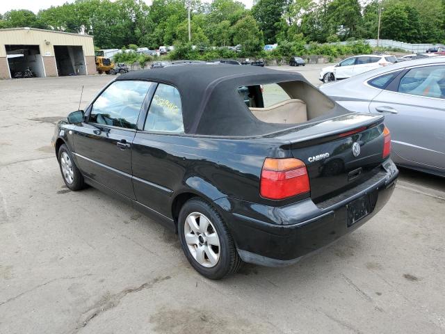 3VWDC21V62M813371 - 2002 VOLKSWAGEN CABRIO GLX 黑色 照片 2