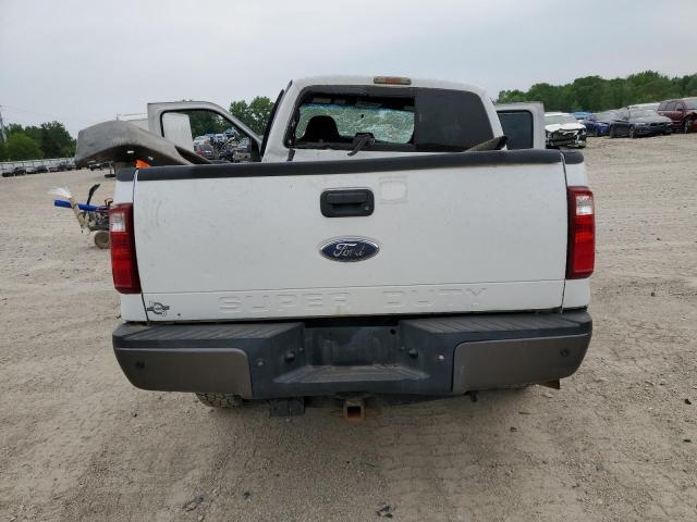 1FTSX21R58EB16368 - 2008 FORD F250 SUPER DUTY WHITE photo 6