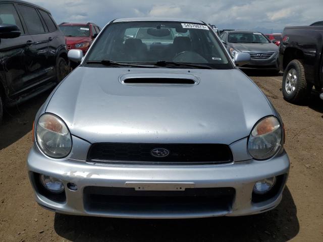 JF1GD29602G522066 - 2002 SUBARU IMPREZA WRX SILVER photo 5