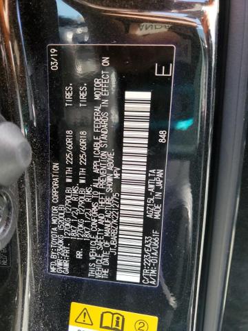 JTJBARBZ7K2212775 - 2019 LEXUS NX 300 BASE შავი ფოტო 14