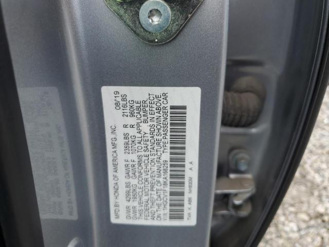 1HGCV1F18KA168259 - 2019 HONDA ACCORD LX SILVER photo 13