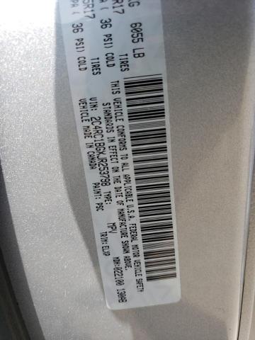 2C4RC1BGXJR253798 - 2018 CHRYSLER PACIFICA TOURING L GRAY photo 13