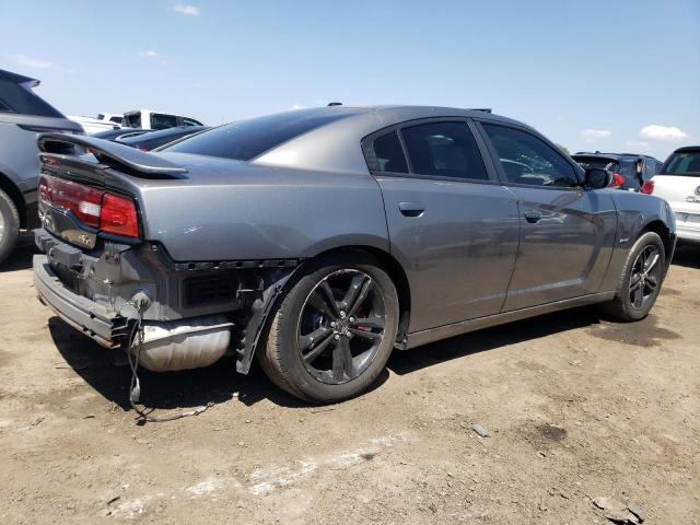 2B3CM5CT9BH572480 - 2011 DODGE CHARGER R/T GRAY photo 3