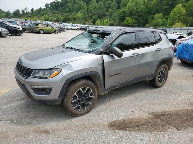 3C4NJDDBXLT196381 - 2020 JEEP COMPASS TRAILHAWK SILVER photo 1