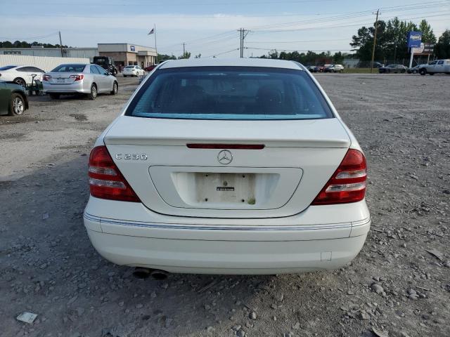 WDBRF52H97F930152 - 2007 MERCEDES-BENZ C-CLASS 230 WHITE photo 6