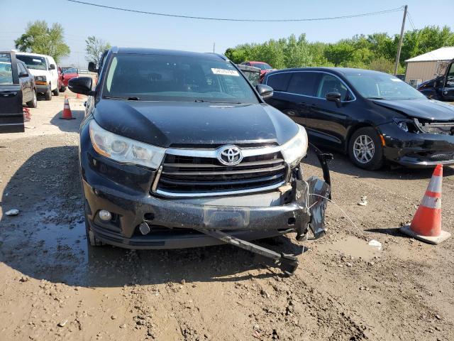 5TDJKRFH4ES025035 - 2014 TOYOTA HIGHLANDER XLE BLACK photo 5