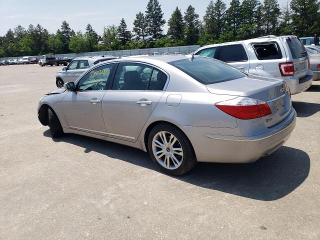 KMHGC4DF5BU119150 - 2011 HYUNDAI GENESIS 4.6L SILVER photo 2