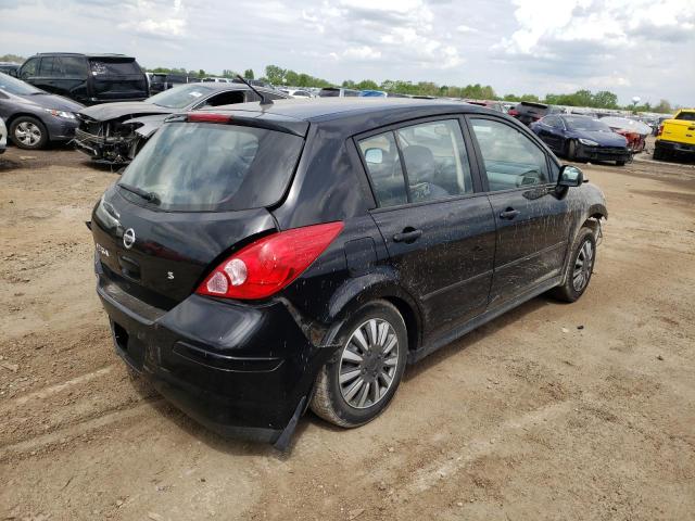 3N1BC13E17L427409 - 2007 NISSAN VERSA S BLACK photo 3