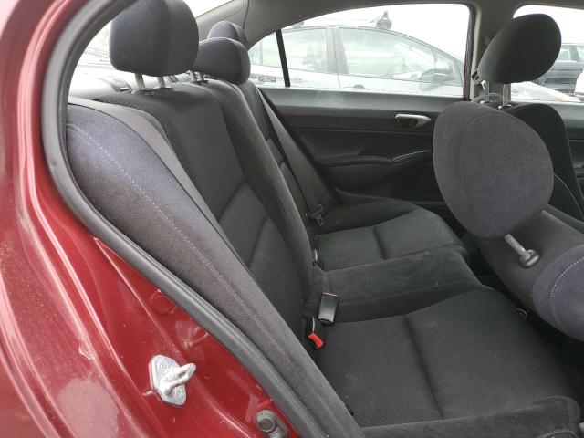 2HGFA16669H525163 - 2009 HONDA CIVIC LX-S Բորդո լուսանկար 10