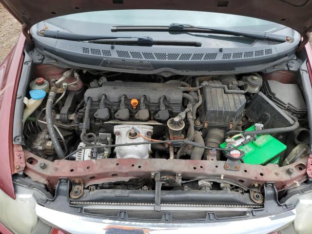 2HGFA16669H525163 - 2009 HONDA CIVIC LX-S Բորդո լուսանկար 11