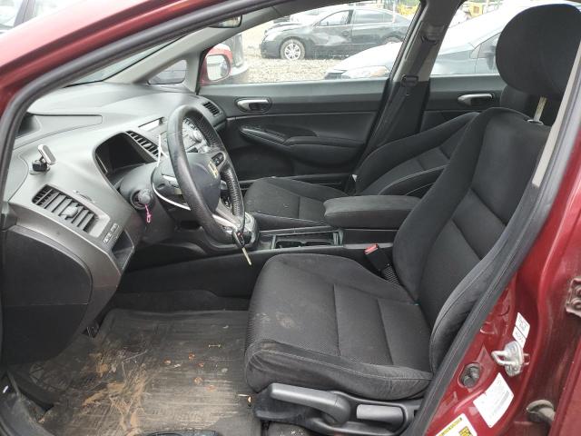 2HGFA16669H525163 - 2009 HONDA CIVIC LX-S Բորդո լուսանկար 7