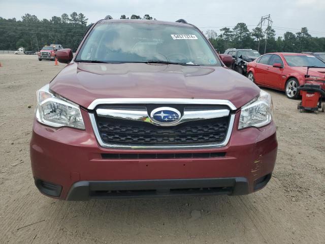 JF2SJADC3FH822674 - 2015 SUBARU FORESTER 2.5I PREMIUM RED photo 5