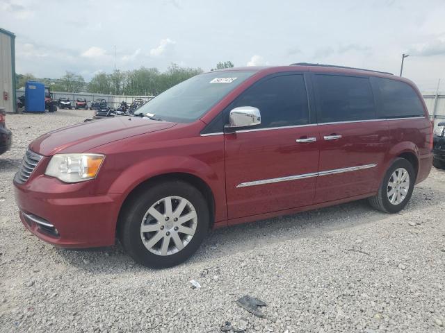 2C4RC1CG5CR170006 - 2012 CHRYSLER TOWN & COU TOURING L RED photo 1