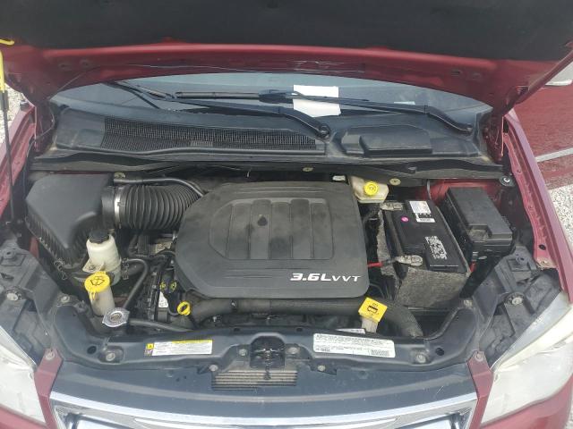 2C4RC1CG5CR170006 - 2012 CHRYSLER TOWN & COU TOURING L RED photo 12