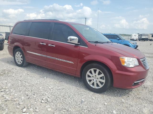 2C4RC1CG5CR170006 - 2012 CHRYSLER TOWN & COU TOURING L RED photo 4