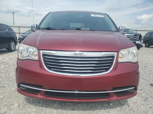 2C4RC1CG5CR170006 - 2012 CHRYSLER TOWN & COU TOURING L RED photo 5