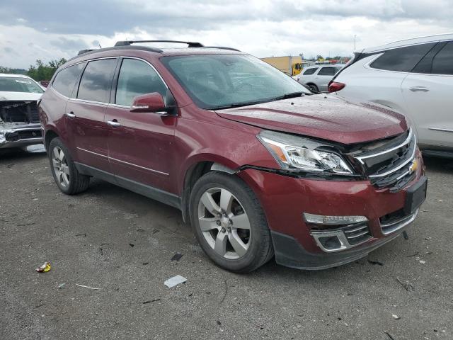 1GNKVJKD1FJ330241 - 2015 CHEVROLET TRAVERSE LTZ RED photo 4