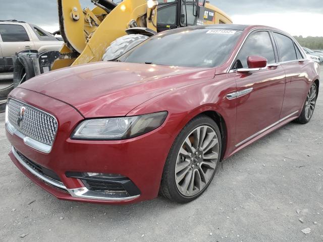 1LN6L9TK5H5631307 - 2017 LINCOLN CONTINENTA SELECT RED photo 2