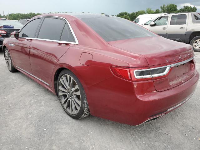 1LN6L9TK5H5631307 - 2017 LINCOLN CONTINENTA SELECT RED photo 3