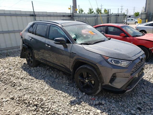 4T3E6RFV4MU036321 - 2021 TOYOTA RAV4 XSE GRAY photo 4