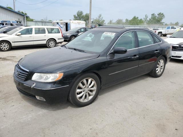 KMHFC46F66A120677 - 2006 HYUNDAI AZERA SE BLACK photo 1