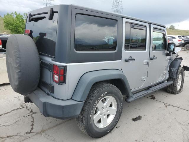 1C4BJWDG5EL319982 - 2014 JEEP WRANGLER U SPORT GRAY photo 3