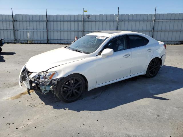 JTHBK262362013330 - 2006 LEXUS IS 250 WHITE photo 1