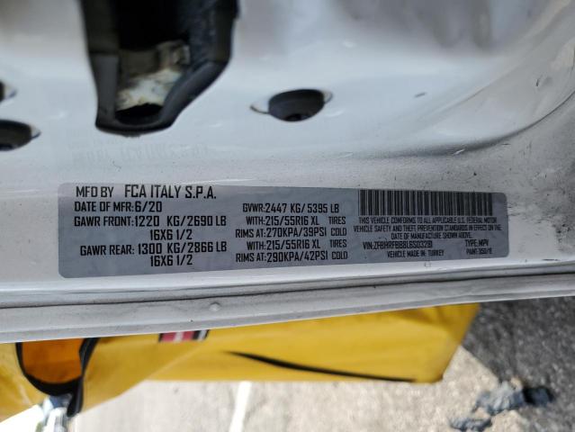 ZFBHRFBB8L6S03281 - 2020 RAM PROMASTER SLT WHITE photo 14