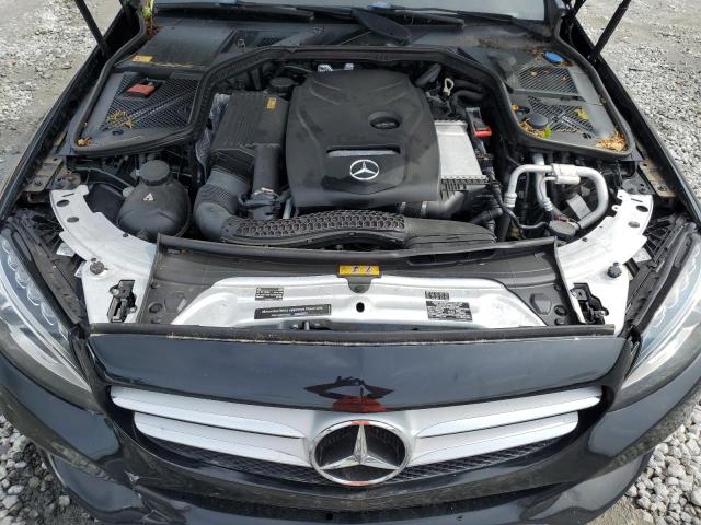 55SWF4KB3FU004079 - 2015 MERCEDES-BENZ C 300 4MATIC BLACK photo 11