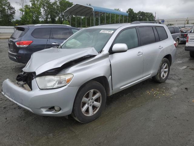 5TDKK3EH7AS009408 - 2010 TOYOTA HIGHLANDER SE SILVER photo 1