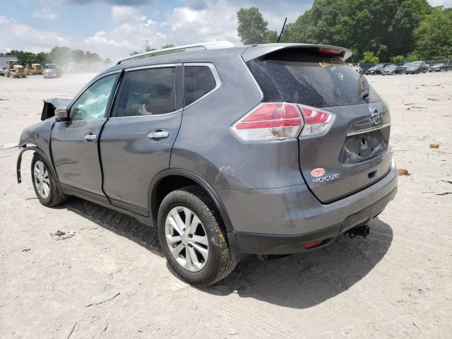 KNMAT2MV9FP506519 - 2015 NISSAN ROGUE S GRAY photo 2