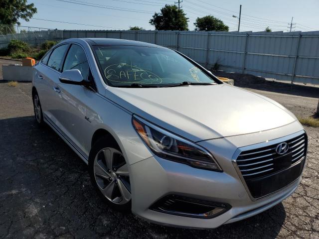 KMHE34L19GA026783 - 2016 HYUNDAI SONATA HYBRID SILVER photo 1