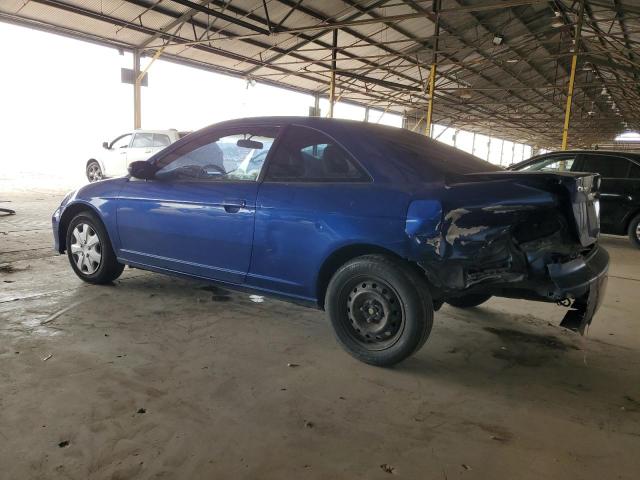 1HGEM22504L025145 - 2004 HONDA CIVIC LX BLUE photo 2