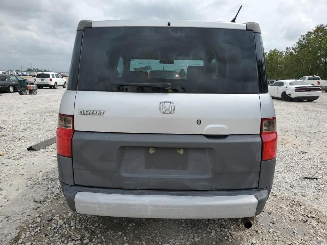 5J6YH18584L012526 - 2004 HONDA ELEMENT EX SILVER photo 6
