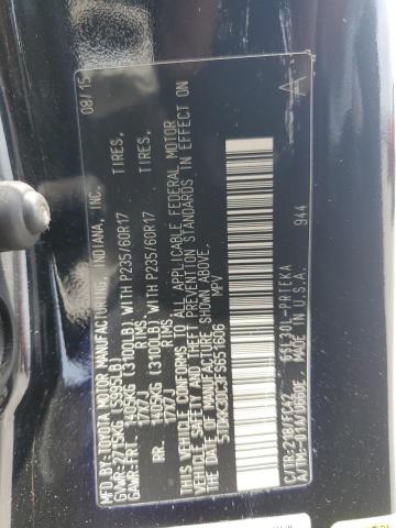 5TDKK3DC3FS651606 - 2015 TOYOTA SIENNA LE BLACK photo 13