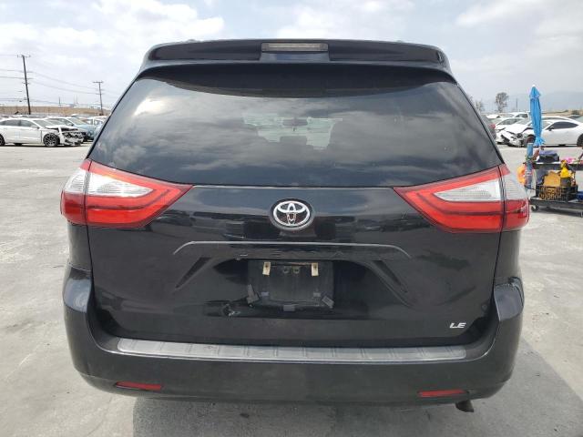 5TDKK3DC3FS651606 - 2015 TOYOTA SIENNA LE BLACK photo 6