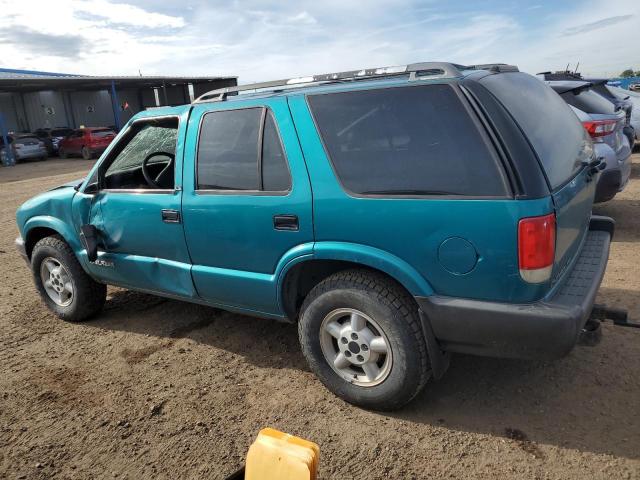 1GNDT13W3S2142890 - 1995 CHEVROLET BLAZER BLUE photo 2