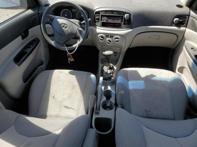 KMHCN46C89U338237 - 2009 HYUNDAI ACCENT GLS BLUE photo 8