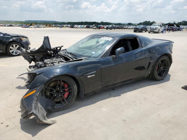 1G1YY26EX75130142 - 2007 CHEVROLET CORVETTE Z06 BLACK photo 1