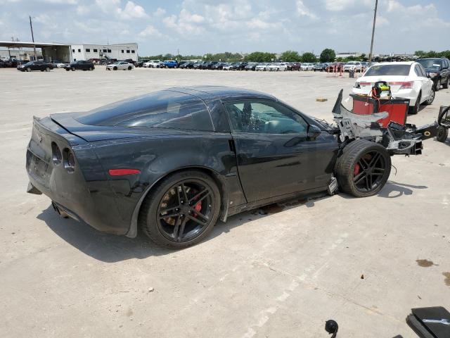 1G1YY26EX75130142 - 2007 CHEVROLET CORVETTE Z06 BLACK photo 3