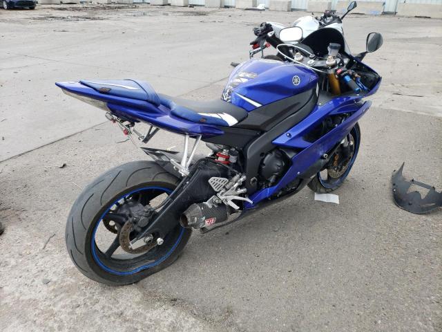 JYARJ12E66A005074 - 2006 YAMAHA YZFR6 L BLUE photo 4