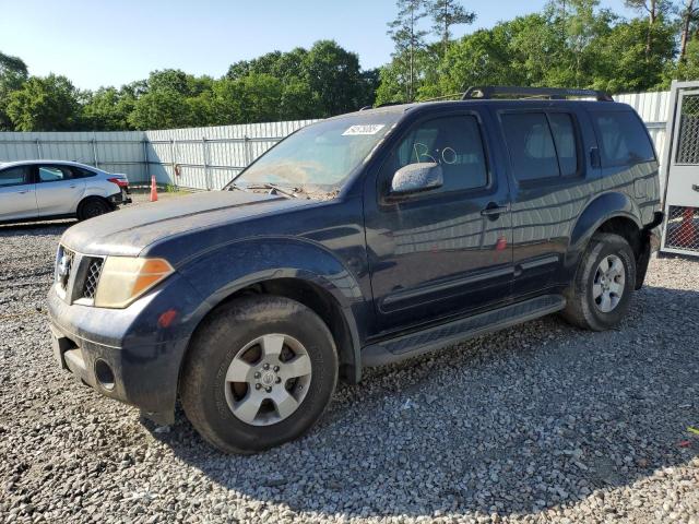 5N1AR18U46C614706 - 2006 NISSAN PATHFINDER LE BLUE photo 1