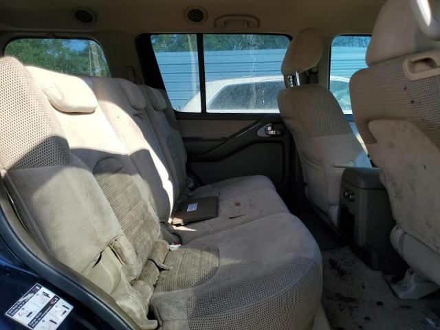 5N1AR18U46C614706 - 2006 NISSAN PATHFINDER LE BLUE photo 11