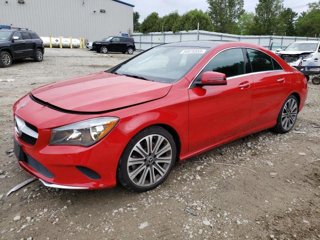 WDDSJ4GB2JN584707 - 2018 MERCEDES-BENZ CLA 250 4MATIC RED photo 1