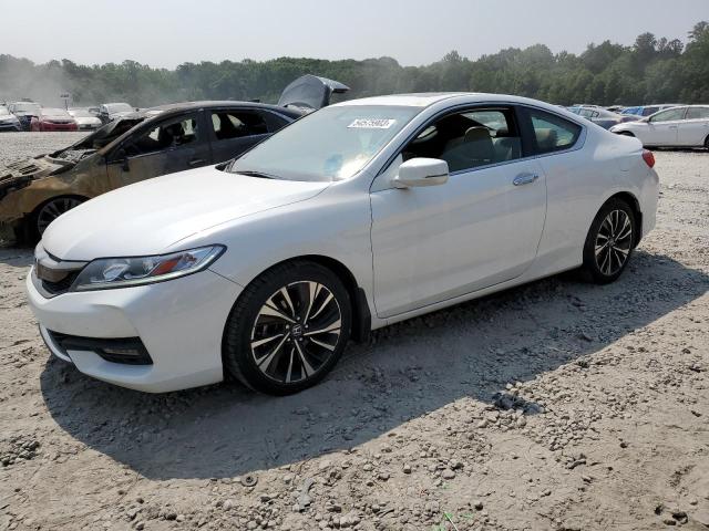 1HGCT2B89GA007795 - 2016 HONDA ACCORD EXL WHITE photo 1