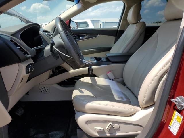 2LMPJ6LP8GBL88756 - 2016 LINCOLN MKX RESERVE Kırmızı fotoğraf 7