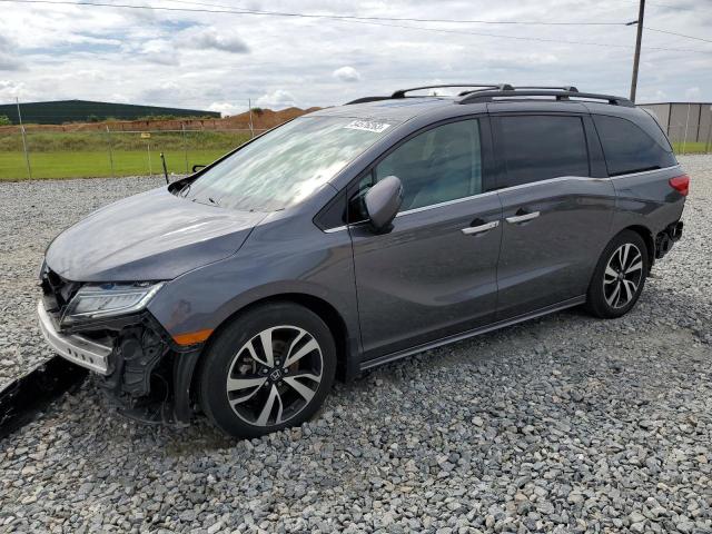 5FNRL6H93KB079690 - 2019 HONDA ODYSSEY ELITE GRAY photo 1