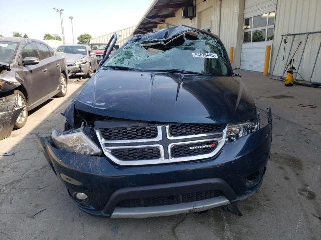 3C4PDCBG6ET256734 - 2014 DODGE JOURNEY SXT BLUE photo 5