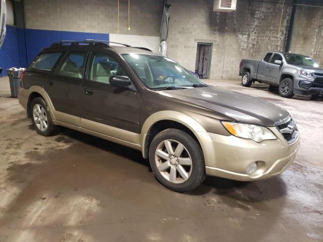 4S4BP61C387320914 - 2008 SUBARU OUTBACK 2.5I BROWN photo 4