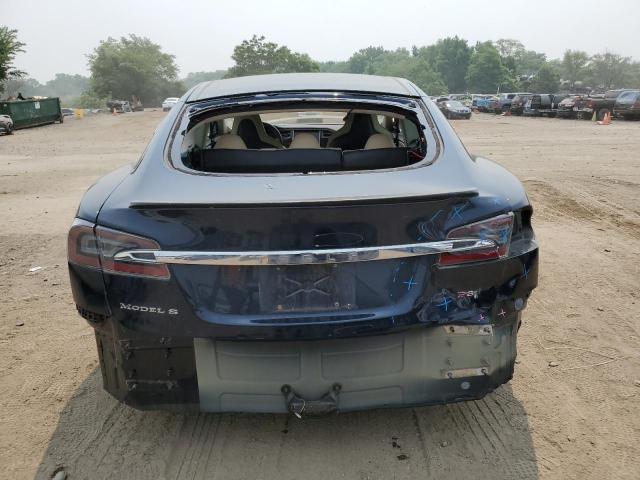 5YJSA1DP3DFP17714 - 2013 TESLA MODEL S Կապույտ լուսանկար 6